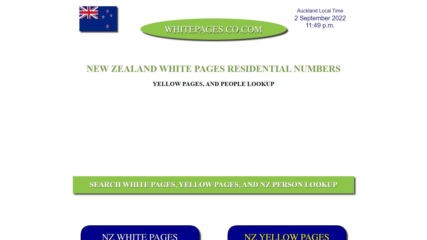 Find New Zealand phone numbers with the White Pages - .co.com